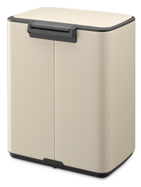 Bézs acél pedálos szemetes 12 l Bo – Brabantia