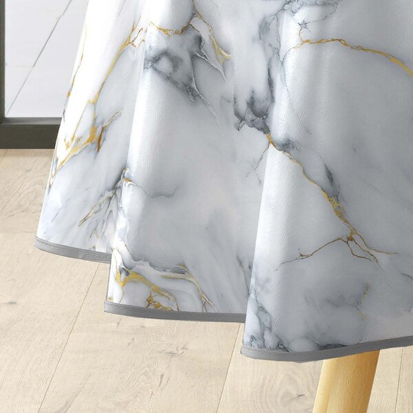 Lemosható asztalterítő ø 160 cm Marquina – douceur d'intérieur