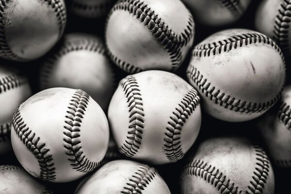 Fotótapéta Baseball-labdák, Sport fotótapéta, w09966 : Uwalls.hu