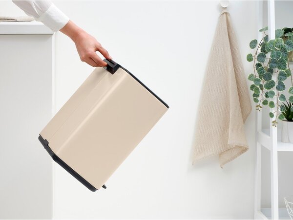 Bézs acél pedálos szemetes 12 l Bo – Brabantia