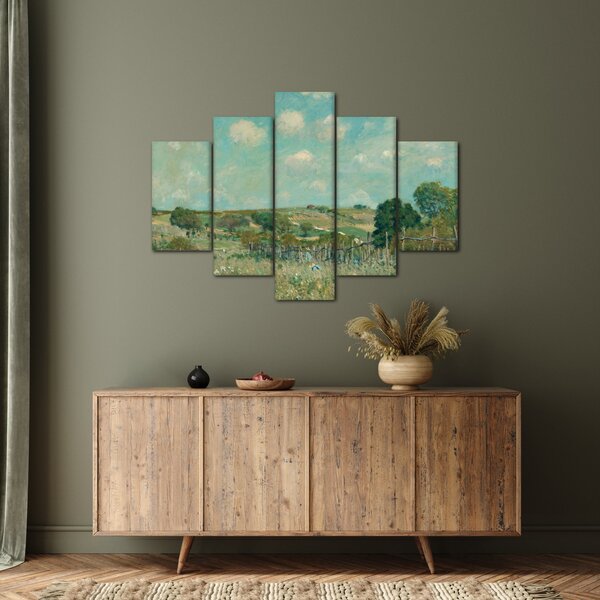Kép - Alfred Sisley, Meadow, reprodukciók (150x105 cm)