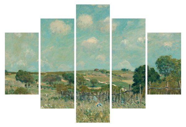 Kép - Alfred Sisley, Meadow, reprodukciók (150x105 cm)