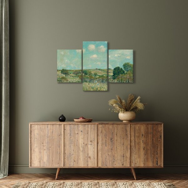 Kép - Alfred Sisley, Meadow, reprodukciók (90x60 cm)
