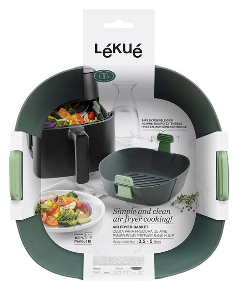 Szilikon sütőforma forrólevegős fritőzhöz 23x23 cm L – Lékué