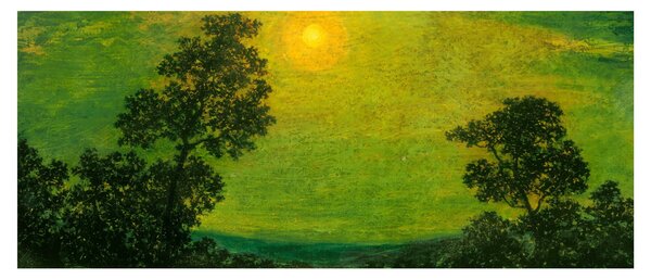 Kép - Imitator of Ralph Albert Blakelock, Moonlight, reprodukciók (120x50 cm)
