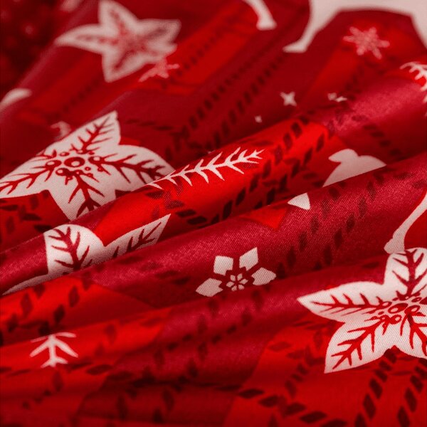 Mikroszálas ágyneműhuzat VELVET CHRISTMAS piros Ágyneműhuzat mérete: 70 x 90 cm | 140 x 220 cm