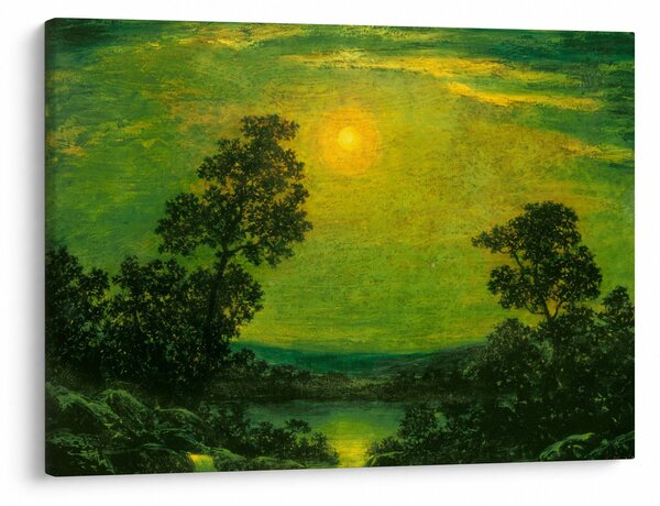Kép - Imitator of Ralph Albert Blakelock, Moonlight, reprodukciók (70x50 cm)