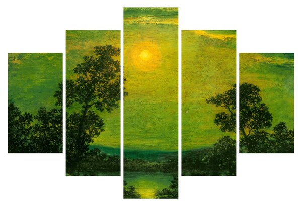 Kép - Imitator of Ralph Albert Blakelock, Moonlight, reprodukciók (150x105 cm)