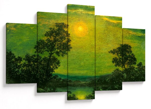 Kép - Imitator of Ralph Albert Blakelock, Moonlight, reprodukciók (150x105 cm)
