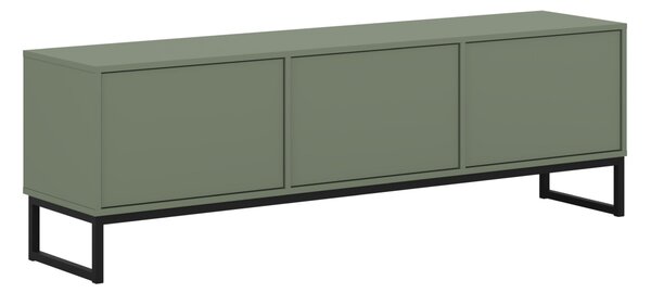 TV-állvány Maravio 102, Laminált forgácslap, 50x157x37cm, Zöld