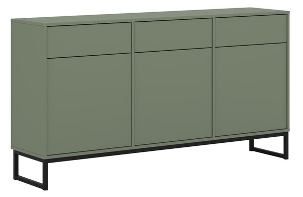 Komód Maravio 103, Laminált forgácslap, 83x157x37cm, Zöld