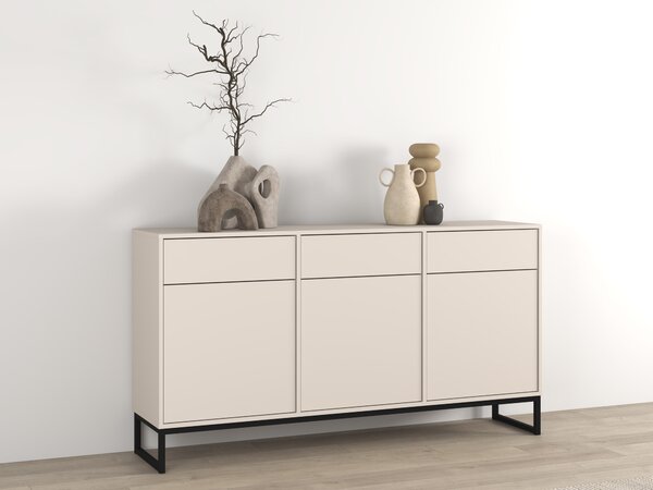 Komód Maravio 103, Laminált forgácslap, 83x157x37cm, Kasmír