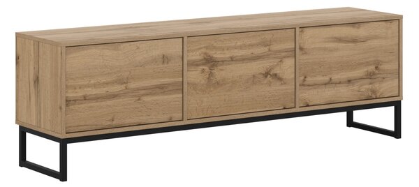 TV-állvány Maravio 102, Laminált forgácslap, 50x157x37cm, Wotan tölgy