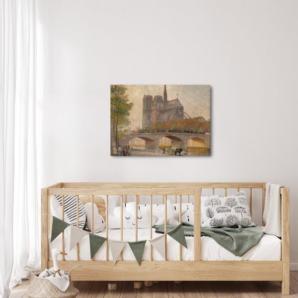 Kép - Robert William Vonnoh, Notre Dame de Paris, reprodukciók (70x50 cm)