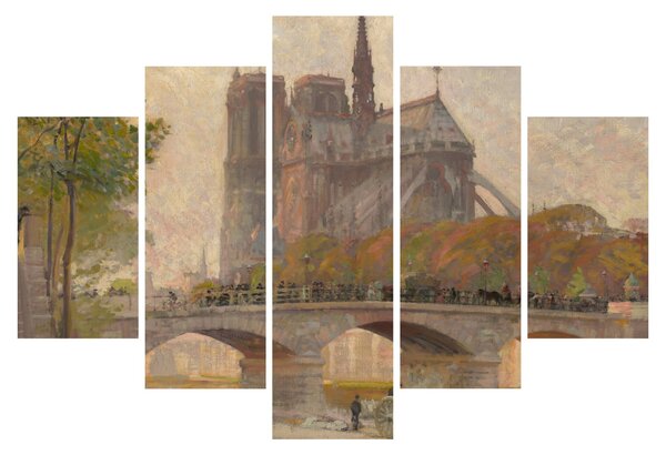 Kép - Robert William Vonnoh, Notre Dame de Paris, reprodukciók (150x105 cm)