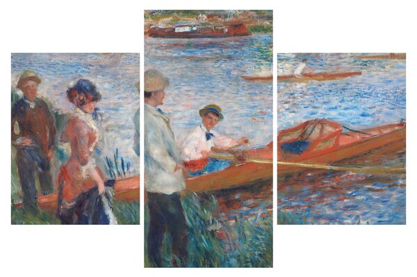 Kép - Auguste Renoir, Oarsmen at Chatou, reprodukciók (90x60 cm)