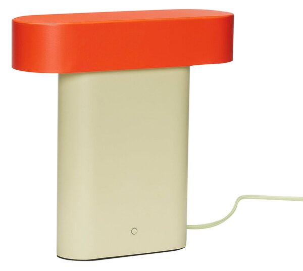 Asztali lámpa Hübsch, Sleek, dimmable, Zöld, Nappali, Fém, Dizájn