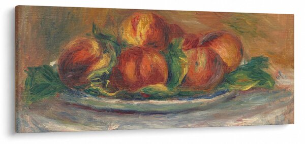 Kép - Auguste Renoir, Peaches on a Plate, reprodukciók (120x50 cm)