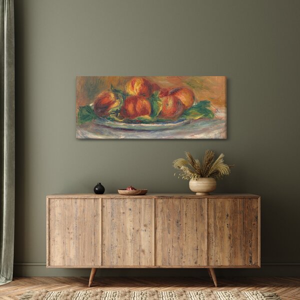 Kép - Auguste Renoir, Peaches on a Plate, reprodukciók (120x50 cm)