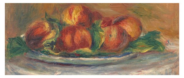 Kép - Auguste Renoir, Peaches on a Plate, reprodukciók (120x50 cm)