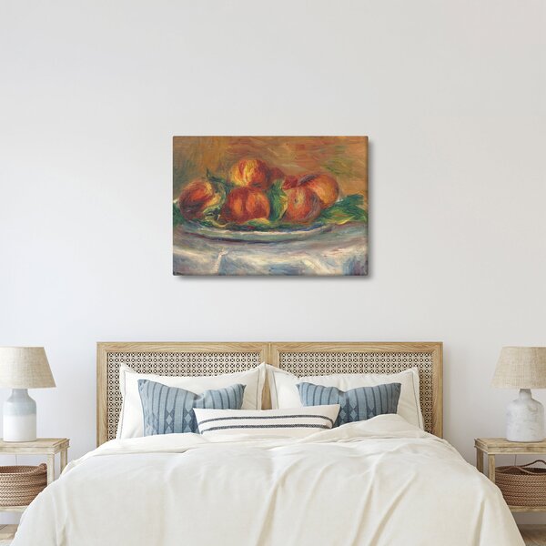 Kép - Auguste Renoir, Peaches on a Plate, reprodukciók (70x50 cm)