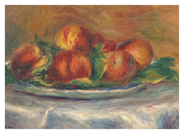Kép - Auguste Renoir, Peaches on a Plate, reprodukciók (70x50 cm)