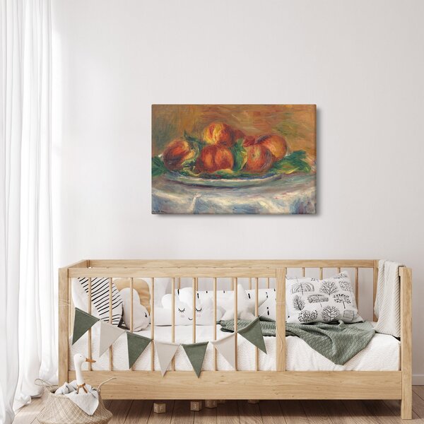 Kép - Auguste Renoir, Peaches on a Plate, reprodukciók (90x60 cm)