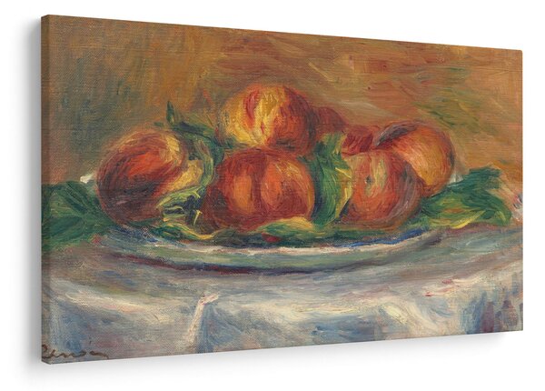 Kép - Auguste Renoir, Peaches on a Plate, reprodukciók (90x60 cm)