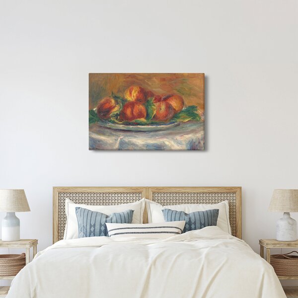 Kép - Auguste Renoir, Peaches on a Plate, reprodukciók (90x60 cm)