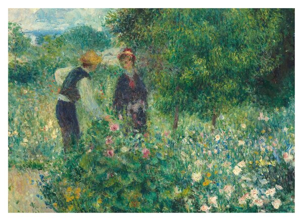 Kép - Auguste Renoir, Picking Flowers, reprodukciók (70x50 cm)