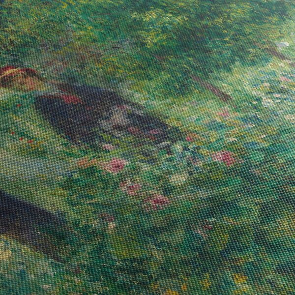 Kép - Auguste Renoir, Picking Flowers, reprodukciók (órával) (90x30 cm)