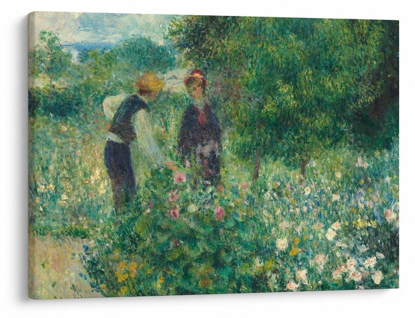 Kép - Auguste Renoir, Picking Flowers, reprodukciók (70x50 cm)