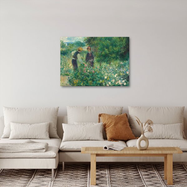 Kép - Auguste Renoir, Picking Flowers, reprodukciók (70x50 cm)
