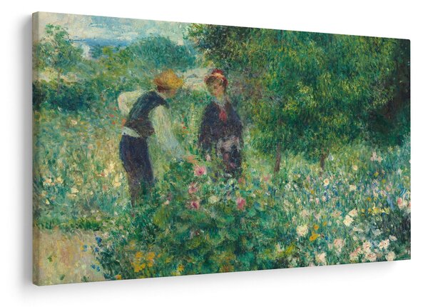 Kép - Auguste Renoir, Picking Flowers, reprodukciók (90x60 cm)