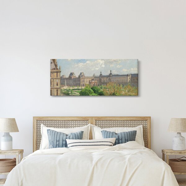 Kép - Camille Pissarro, Place du Carrousel, Paris, reprodukciók (120x50 cm)