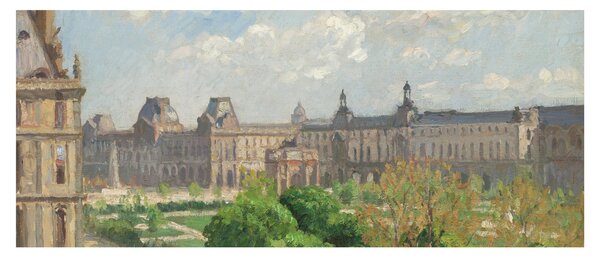 Kép - Camille Pissarro, Place du Carrousel, Paris, reprodukciók (120x50 cm)