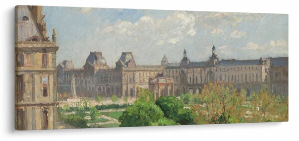 Kép - Camille Pissarro, Place du Carrousel, Paris, reprodukciók (120x50 cm)