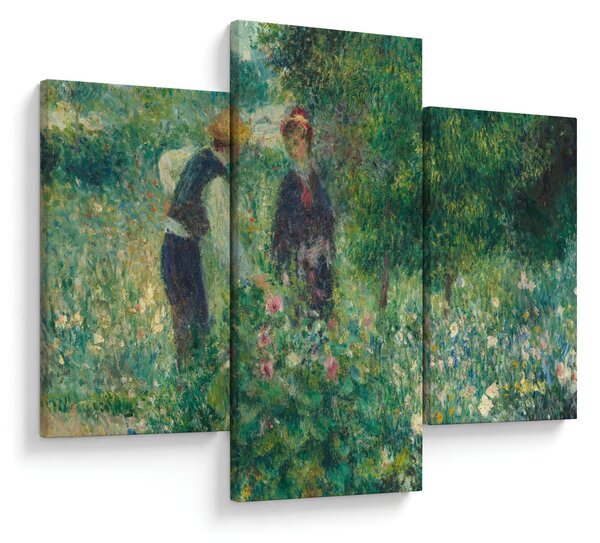 Kép - Auguste Renoir, Picking Flowers, reprodukciók (90x60 cm)