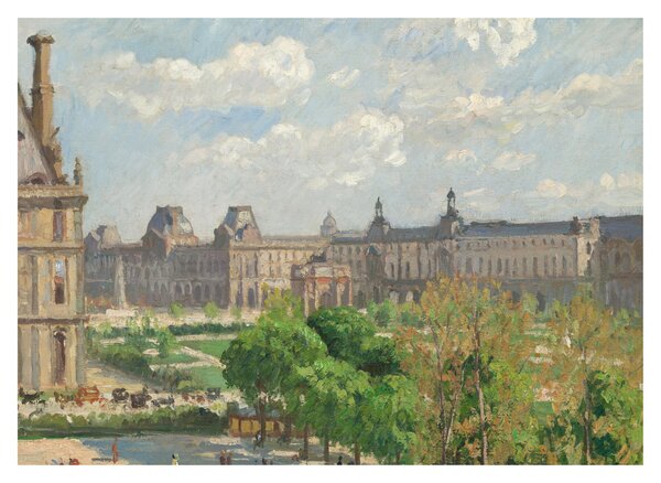 Kép - Camille Pissarro, Place du Carrousel, Paris, reprodukciók (70x50 cm)