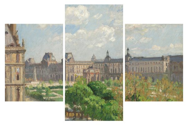 Kép - Camille Pissarro, Place du Carrousel, Paris, reprodukciók (90x60 cm)