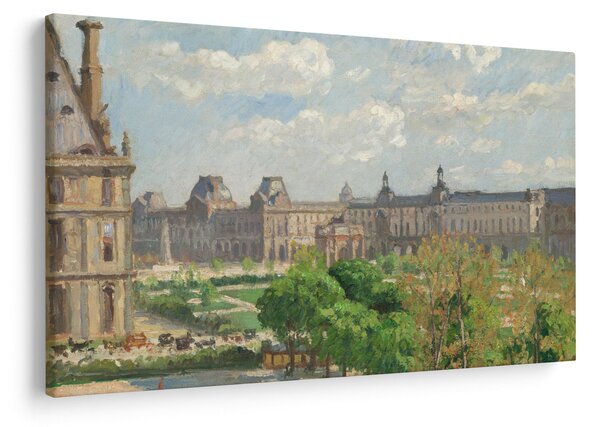 Kép - Camille Pissarro, Place du Carrousel, Paris, reprodukciók (90x60 cm)