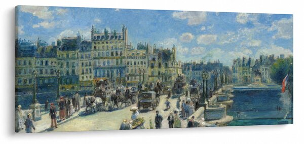Kép - Auguste Renoir, Pont Neuf, Paris, reprodukciók (120x50 cm)