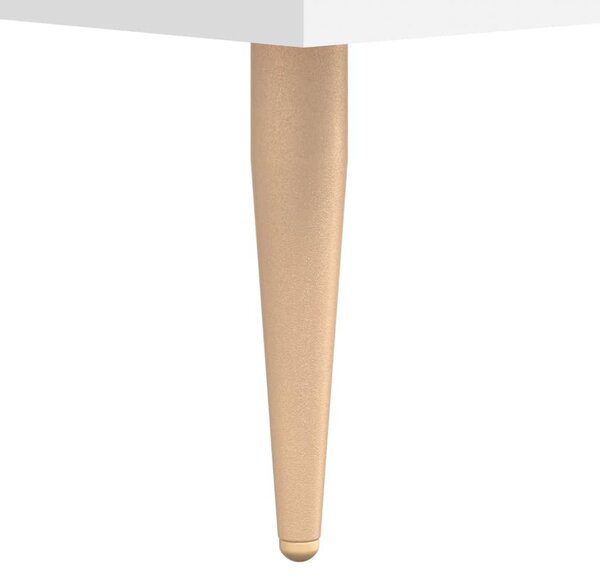 Fehér műfa cipőpolc 102x35x55 cm (829724)
