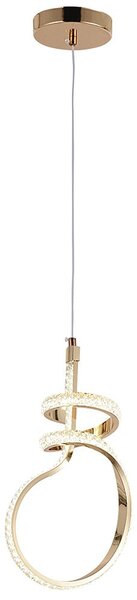 Toolight Toolight, LED függeszték, 24W, 4000K, G071-CP, arany, OSW-08669