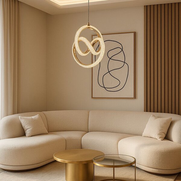 LED függőlámpa G068-CP Gold