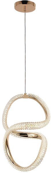 LED függőlámpa G077-3CPR Gold