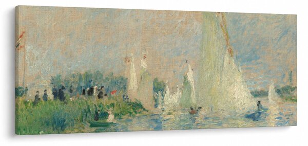 Kép - Auguste Renoir, Regatta at Argenteuil, reprodukciók (120x50 cm)