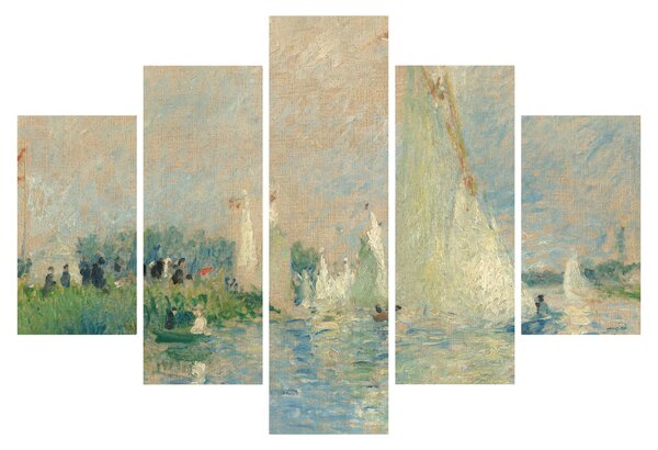 Kép - Auguste Renoir, Regatta at Argenteuil, reprodukciók (150x105 cm)