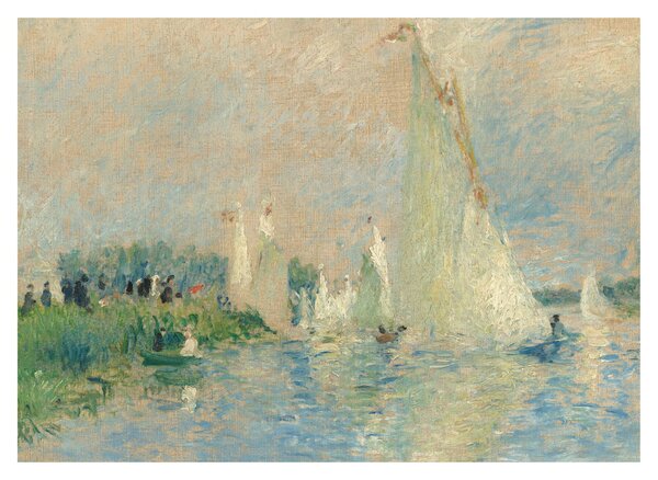 Kép - Auguste Renoir, Regatta at Argenteuil, reprodukciók (70x50 cm)