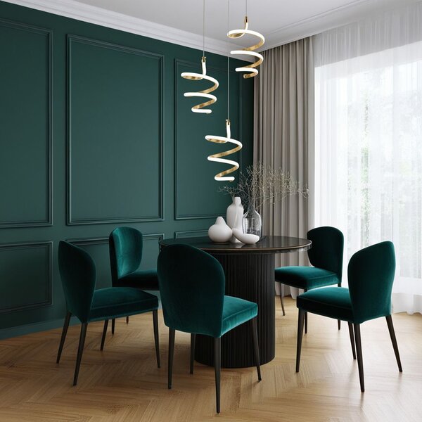 LED függőlámpa G075-3CPR Gold